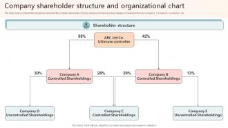 Company Shareholder Structure And Organizational Chart