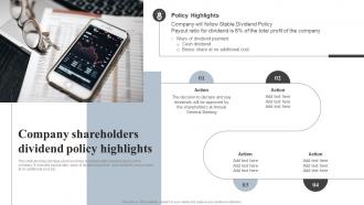 Company Shareholders Dividend Policy Highlights Effective Financial Strategy Implementation Planning