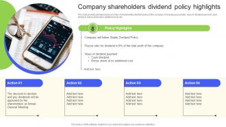 Company Shareholders Dividend Policy Highlights Essential Financial Strategic Planning Decisions
