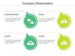 Company shareholders ppt powerpoint presentation background image cpb