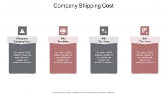 Company Shipping Cost In Powerpoint And Google Slides Cpb