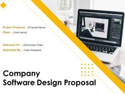 Company Software Design Proposal Powerpoint Presentation