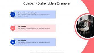 Company Stakeholders Examples In Powerpoint And Google Slides Cpb