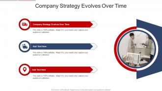 Company Strategy Evolves Over Time In Powerpoint And Google Slides Cpb