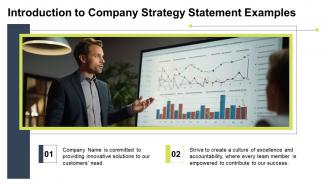 Company Strategy Statement Examples powerpoint presentation and google slides ICP Images Downloadable