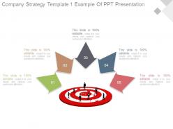Company strategy template1 example of ppt presentation