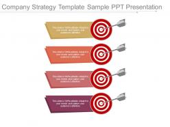 Company strategy template sample ppt presentation