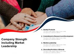 Company strength including market leadership