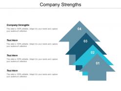 Company strengths ppt powerpoint presentation gallery example cpb