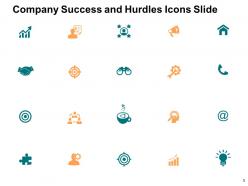 Company success and hurdles powerpoint presentation slides