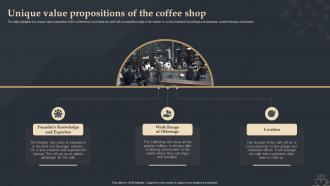 Company Summary Of The Coffee Shop Start Up Bp Md