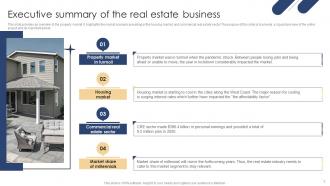Company Summary Of The Real Estate Firm Powerpoint Presentation Slides BP MD