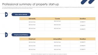 Company Summary Of The Real Estate Firm Powerpoint Presentation Slides BP MD