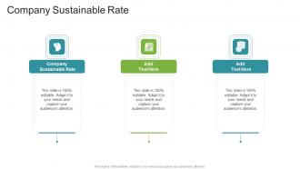 Company Sustainable Rate In Powerpoint And Google Slides Cpb