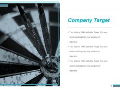 Company Target Powerpoint Slide