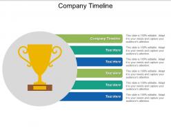 Company timeline ppt powerpoint presentation ideas designs download cpb