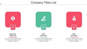 Company Titles List In Powerpoint And Google Slides Cpb