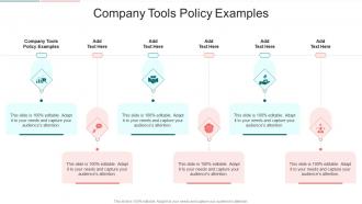 Company Tools Policy Examples In Powerpoint And Google Slides Cpb