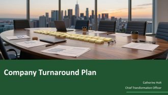 Company Turnaround Plan PPT Guidelines VA