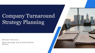 Company Turnaround Strategy Planning PPT Slides VA