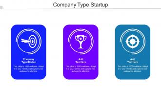 Company Type Startup Ppt PowerPoint Presentation Icon Design Ideas Cpb