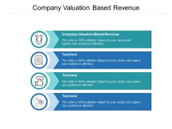 Company valuation based revenue ppt powerpoint presentation gallery show cpb