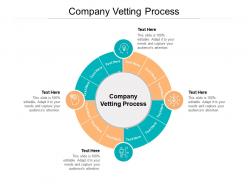 Company vetting process ppt powerpoint presentation portfolio infographics cpb