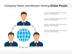 Company Vision And Mission Uniting Global People