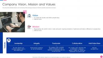Company Vision Mission And Values Stakeholder Management Analysis