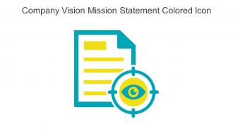 Company Vision Mission Statement Colored Icon In Powerpoint Pptx Png And Editable Eps Format
