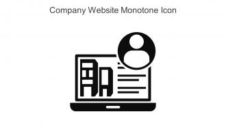 Company Website Monotone Icon In Powerpoint Pptx Png And Editable Eps Format