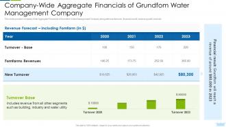 Company Wide Aggregate Financials Of Grundfom Company Leverage Innovative Solutions