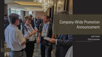 Company Wide Promotion Announcement PPT Presentation AT
