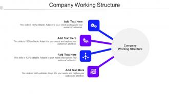 Company Working Structure Ppt PowerPoint Presentation Ideas Backgrounds Cpb