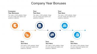 Company year bonuses ppt powerpoint presentation inspiration grid cpb