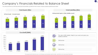 Companys Financials Related To Balance Sheet Key Business Details Of A Technology Company
