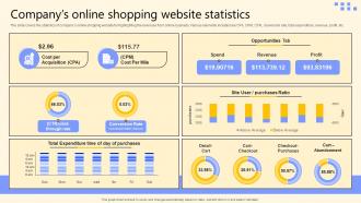 Companys Online Shopping Website Statistics Global Product Market Expansion Guide