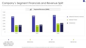 Companys Segment Financials And Revenue Split Key Business Details Of A Technology Company