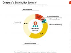Companys shareholder structure ppt powerpoint presentation professional slide