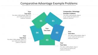 Comparative advantage example problems ppt powerpoint presentation layouts design templates cpb