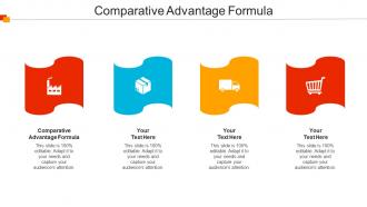 Comparative Advantage Formula Ppt Powerpoint Presentation Slides Graphics Cpb