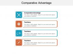 Comparative advantage ppt powerpoint presentation visual aids infographics cpb