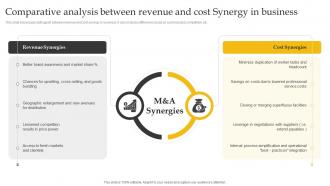 Comparative Analysis Between Revenue And Cost Synergy In Business