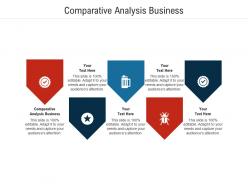 Comparative analysis business ppt powerpoint presentation model outfit cpb