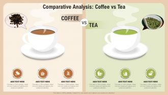 Comparative Analysis Coffee Vs Tea Infographic Powerpoint Template