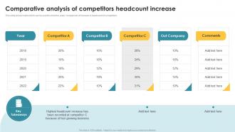 Comparative Analysis Of Competitors Headcount Increase