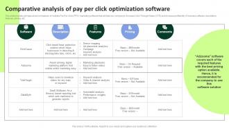 Comparative Analysis Of Pay Per Click Streamlined PPC Marketing Techniques MKT SS V