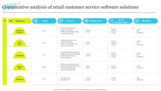 Comparative Analysis Of Retail Customer Service Software Solutions