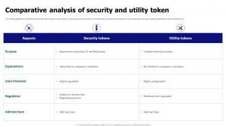 Comparative Analysis Of Security And Utility Token Tokenization For Improved Data Security