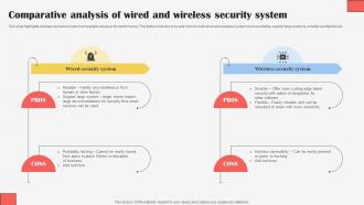 Comparative Analysis Of Wired And Wireless Security System